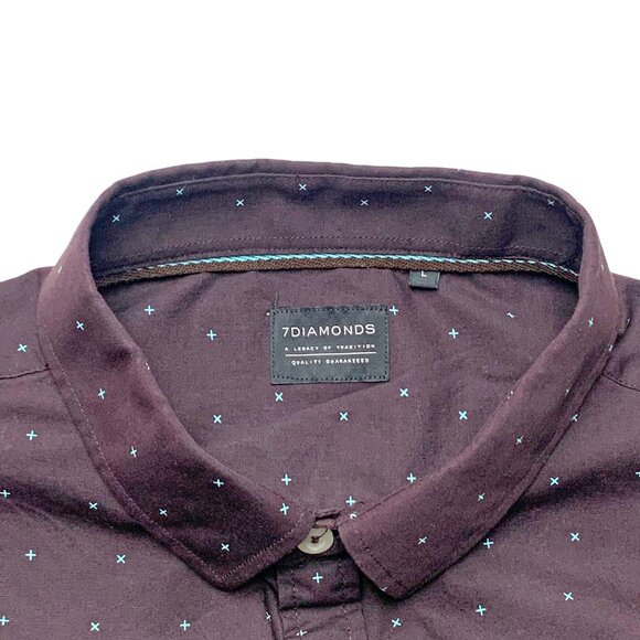 7 Diamonds Beachwood Canyon‎ Button Down SS Shirt - Picture 2 of 11